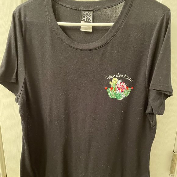 Modern Lux Black Wanderlust Desert Tee | Women's XXL - Picture 1 of 2